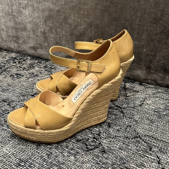 Jimmy choo wedge heel leather - Picture 3 of 9